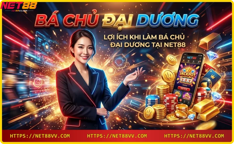 Cá vàng phát sáng cùng tiền thưởng trong trò chơi bắn cá Bá Chủ Đại Dương