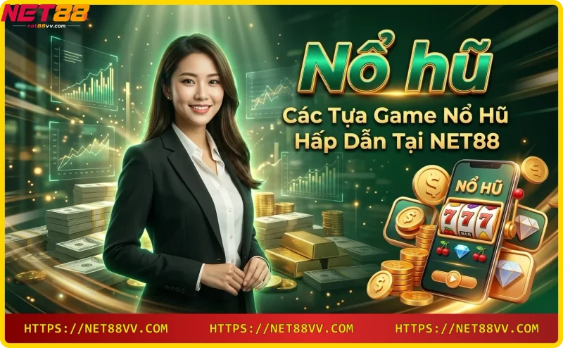 Các tựa game nổ hũ đa dạng tại NET88 như Táo quân, Thần tài