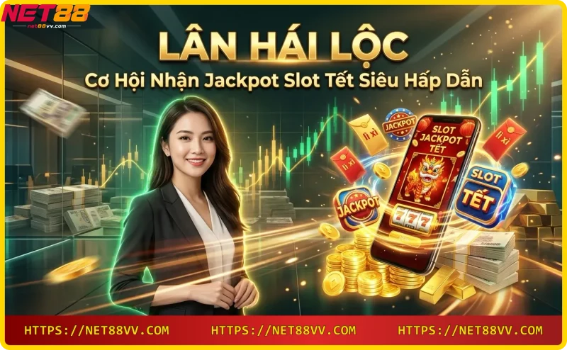 Cơ hội trúng jackpot lũy tiến với mỗi vòng quay slot lân hái lộc