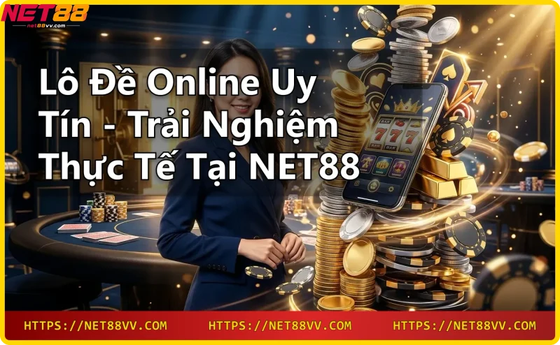 Điện thoại thông minh hiển thị giao diện lô đề online