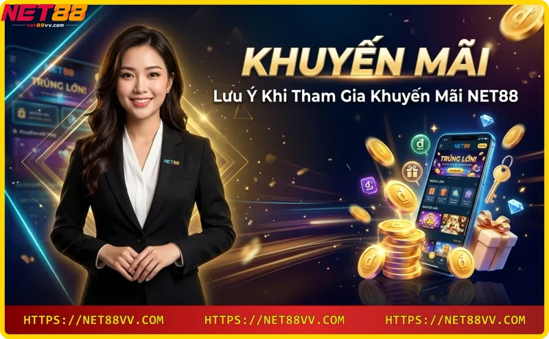 Điều kiện và lưu ý khi tham gia khuyến mãi NET88
