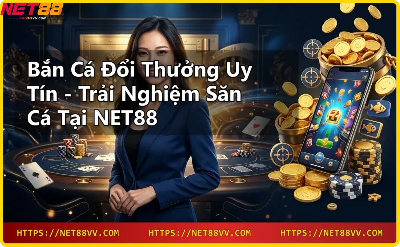 Game bắn cá tại NET88 - đồ họa neon sống động với nhiều loại cá