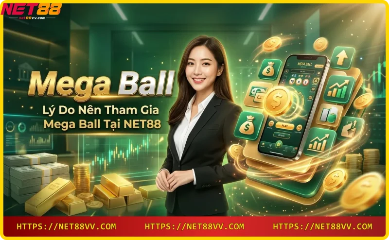 Giao diện đặt cược Mega Ball trên điện thoại thông minh