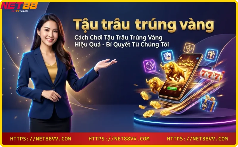 Hướng dẫn cách chơi Tậu trâu trúng vàng tại NET88
