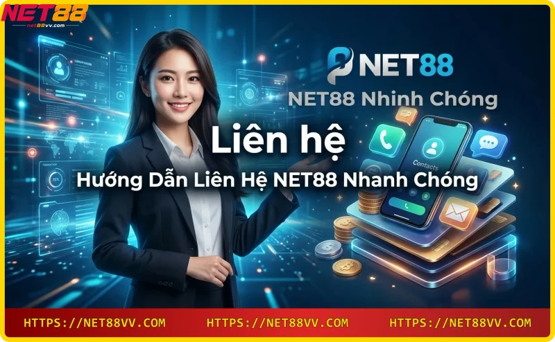 Hướng dẫn liên hệ NET88 nhanh chóng qua smartphone