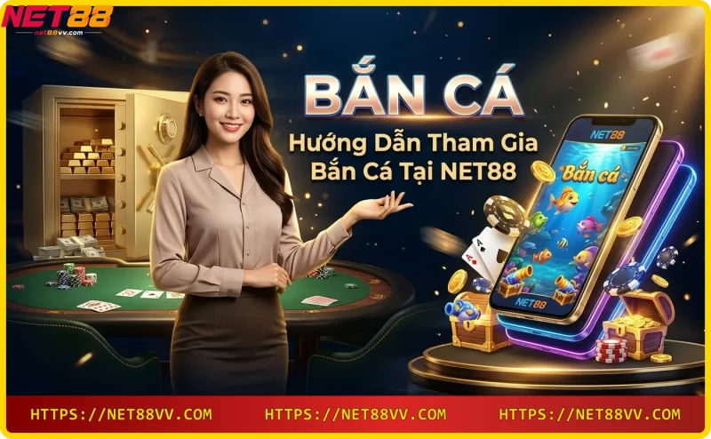 Hướng dẫn tham gia bắn cá tại NET88 - các bước đơn giản trên điện thoại