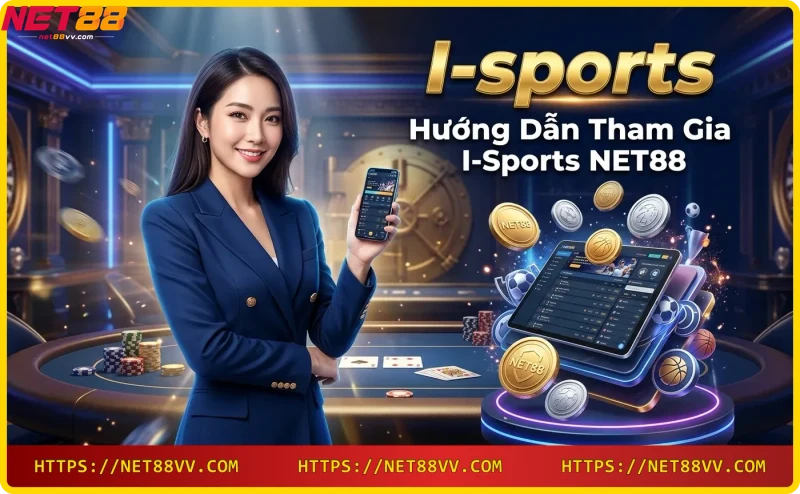 Hướng dẫn tham gia I-sports NET88 qua các bước đăng ký, nạp tiền, chọn bộ môn và đặt cược