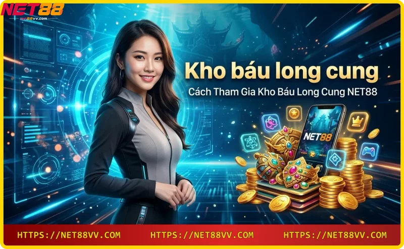 Hướng dẫn tham gia Kho báu long cung NET88 trên điện thoại