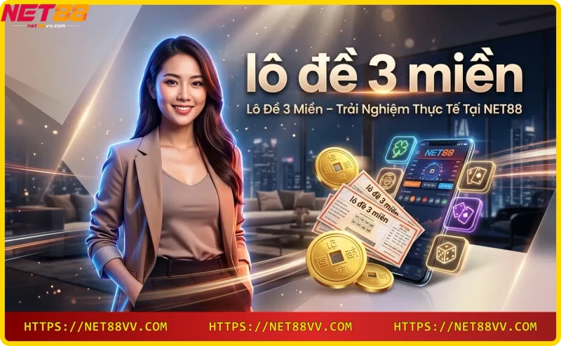 Lô đề 3 miền Bắc Trung Nam tại NET88