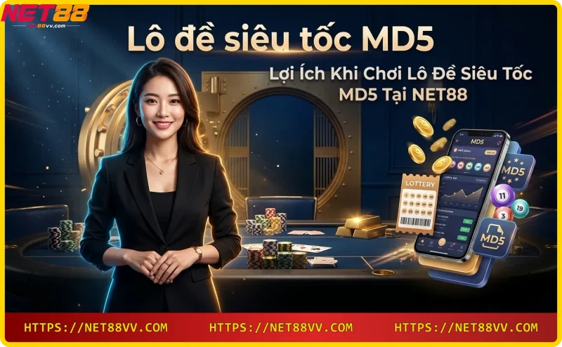 Lợi ích khi chơi lô đề siêu tốc MD5 tại NET88 - minh bạch, nhanh chóng, tỷ lệ thưởng cao