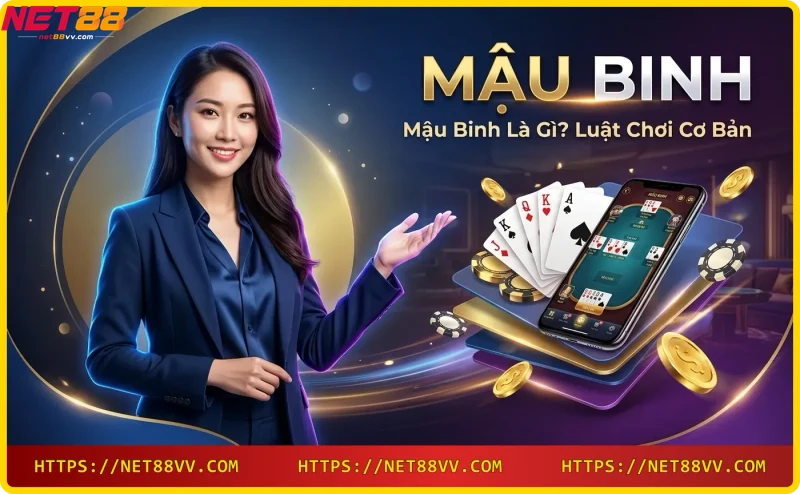 Luật chơi mậu binh cơ bản - Xếp bài thành 3 chi