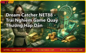 Lucky wheel Dream Catcher with glowing segments and floating casino chips