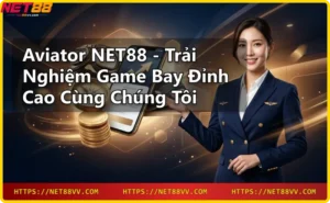 Máy bay Aviator cất cánh với biểu đồ tăng trưởng tại NET88