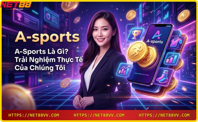 Mô phỏng trận đấu bóng đá ảo A-sports với đồ họa 3D sống động