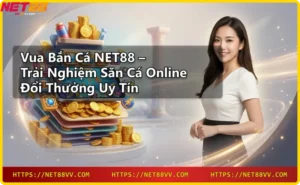 Săn cá online tại NET88 - hình ảnh minh họa game bắn cá dưới nước với nhiều loại cá