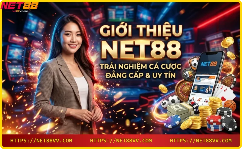Sảnh chính NET88 với thiết kế hiện đại, sang trọng, đẳng cấp quốc tế
